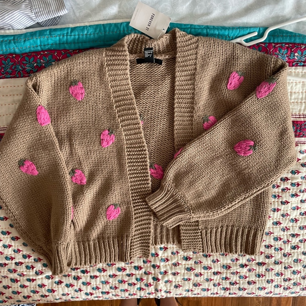 Chunky knit cardigan